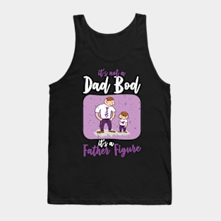 Dad Bod | White And Purple Text Funny Dad Tank Top